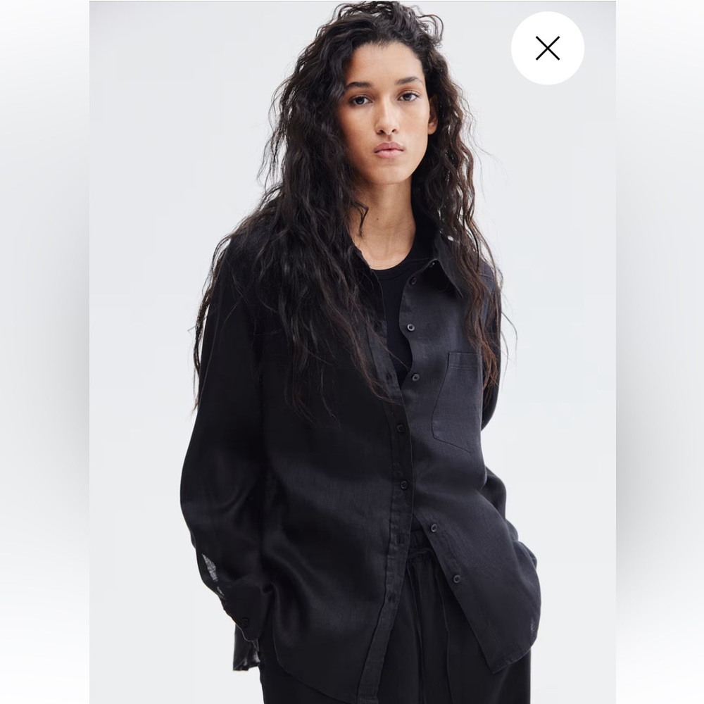 H&M Linen Shirt NWT